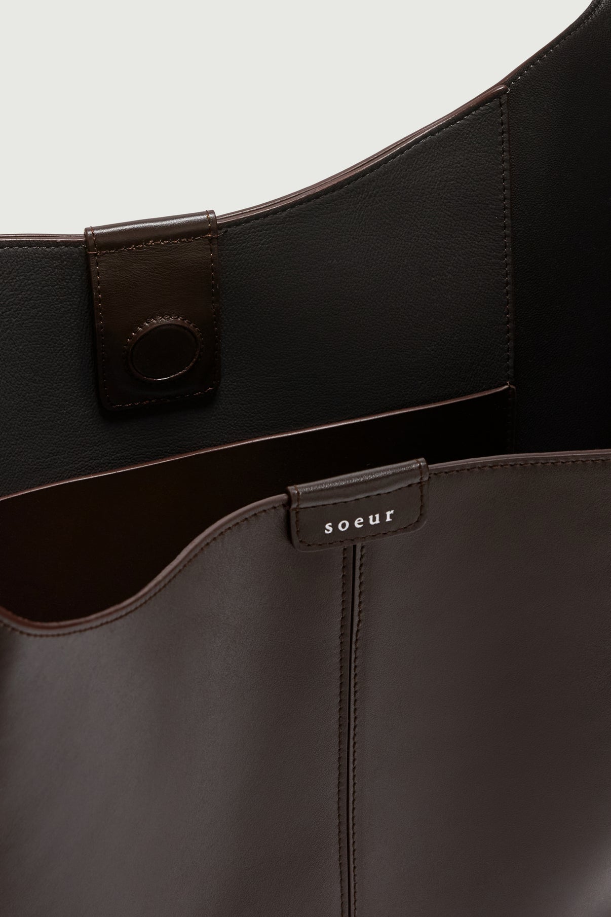 Sac Cosima - Marron - Cuir - Femme vue 5