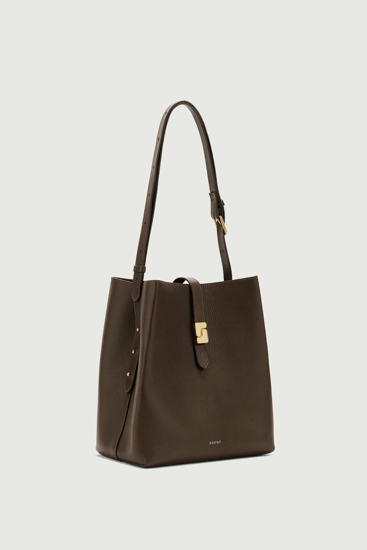 Bolso Bello - Caqui Oscuro - Cuero - Mujer vue 2