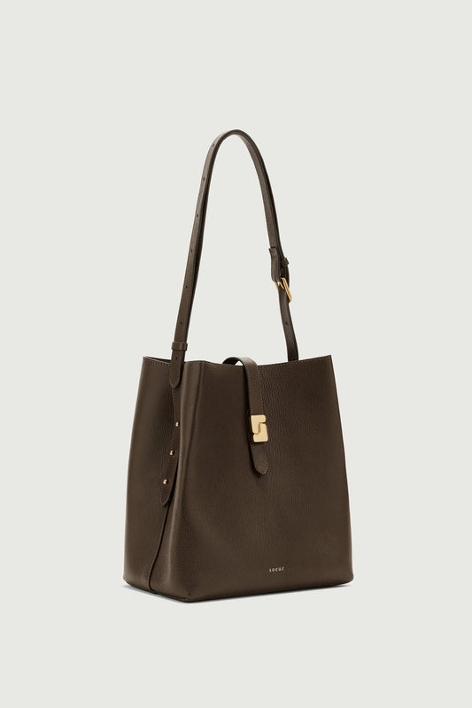Bolso Bello - Caqui Oscuro - Cuero - Mujer