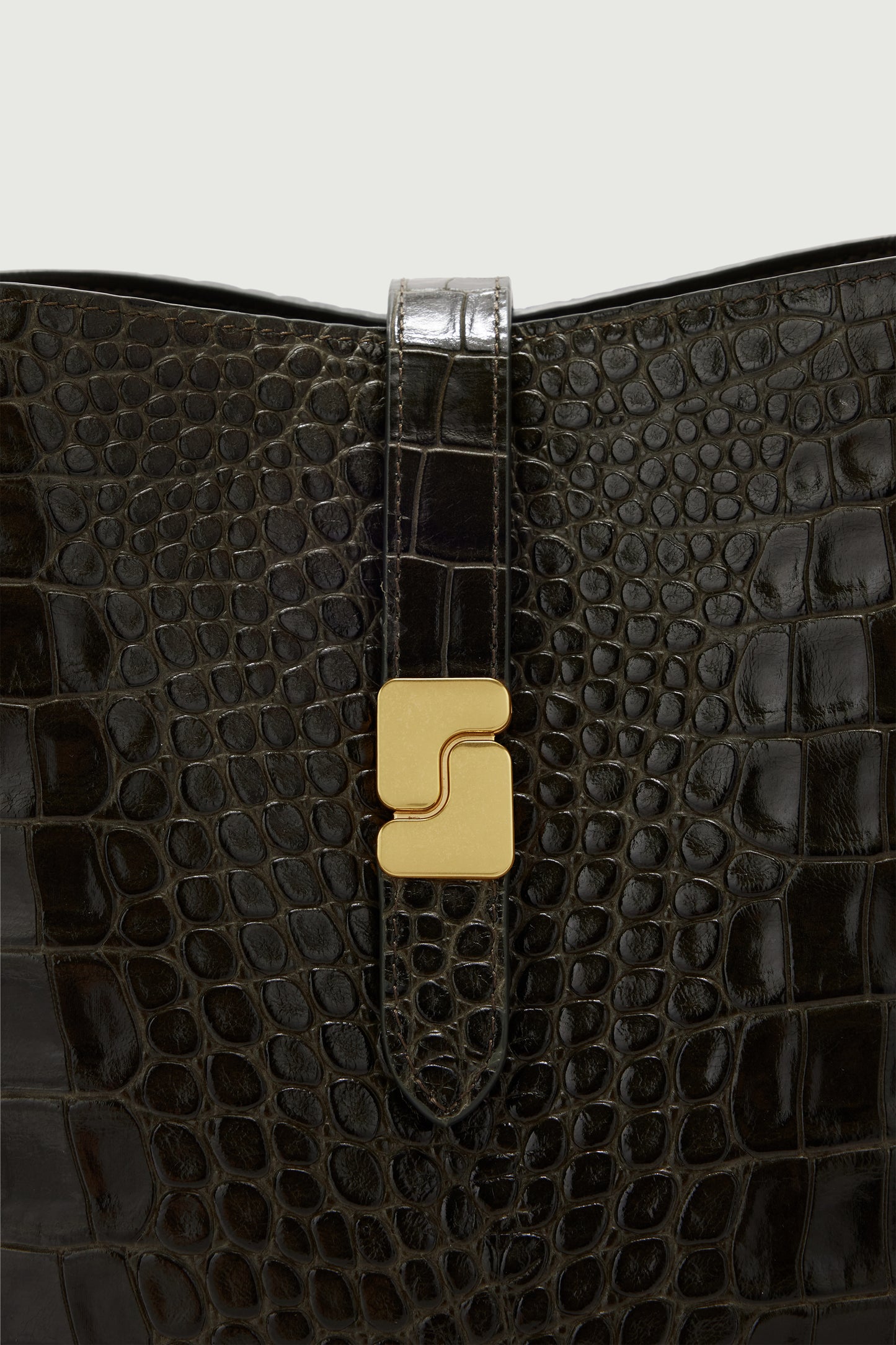 Bolso Bello Mini - Verde Oliva - Cuero - Mujer