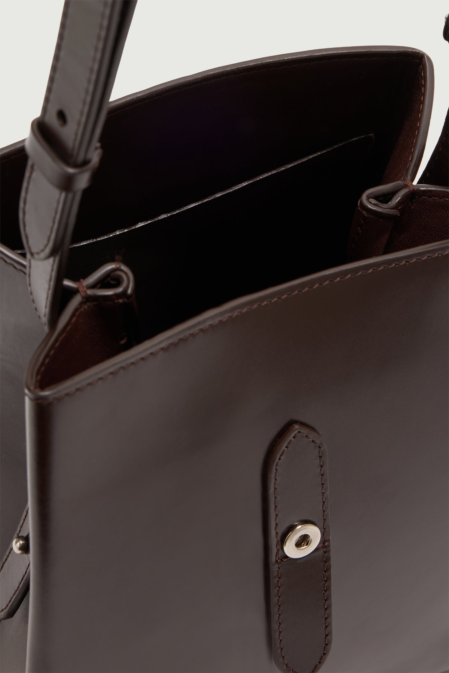 Bolso Bello Mini - Marrón Cálido - Cuero - Mujer