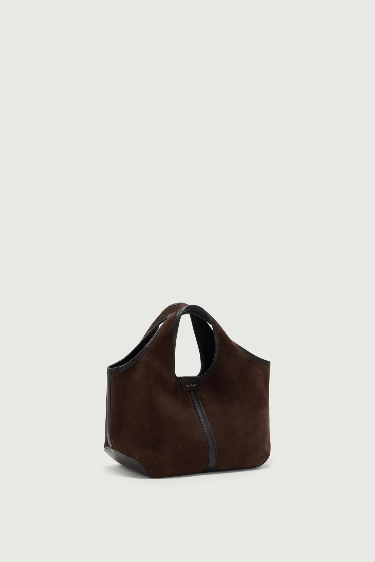 Bolso Douce Mini - Marrón Oscuro - Cuero - Mujer vue 2