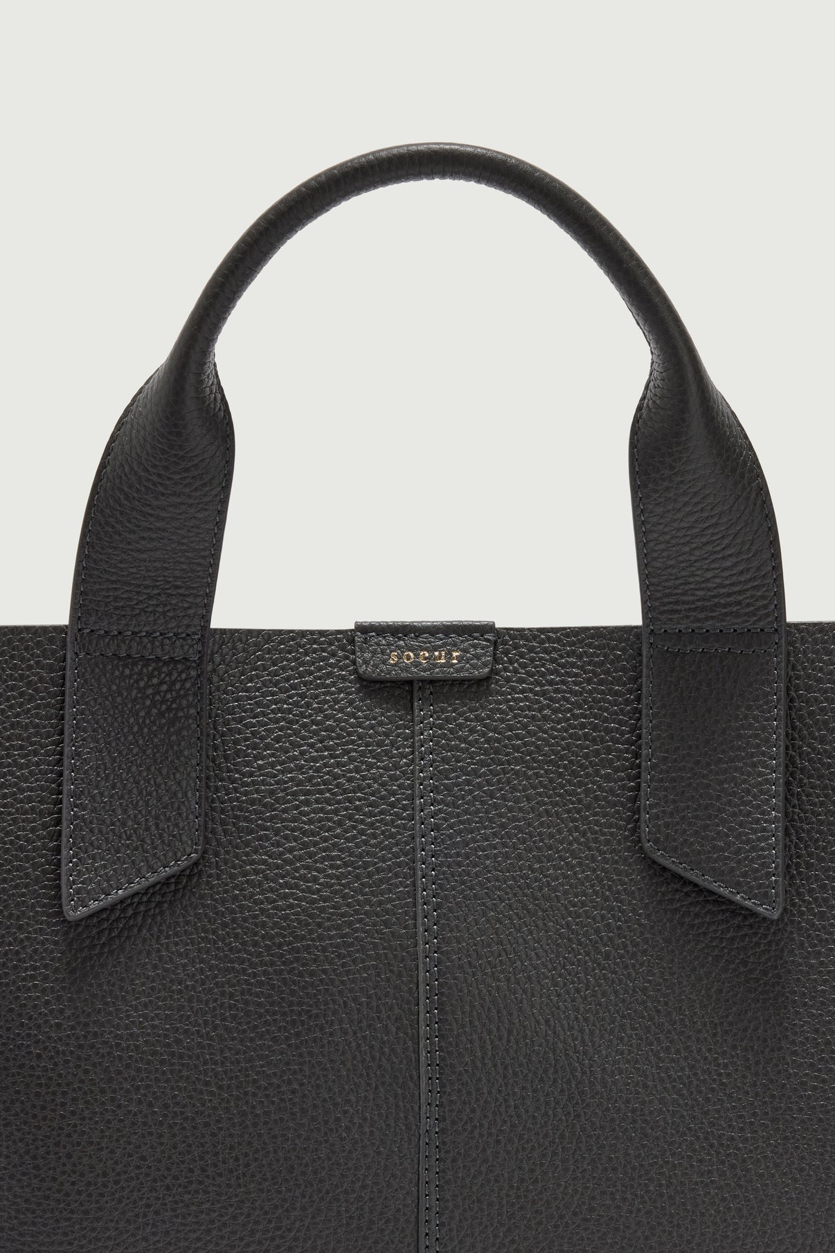 Bolso Suave - Acero - Cuero - Mujer vue 3