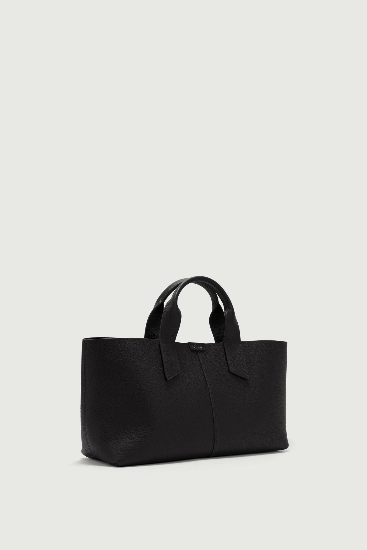Bolso Suave - Negro - Cuero - Mujer vue 2