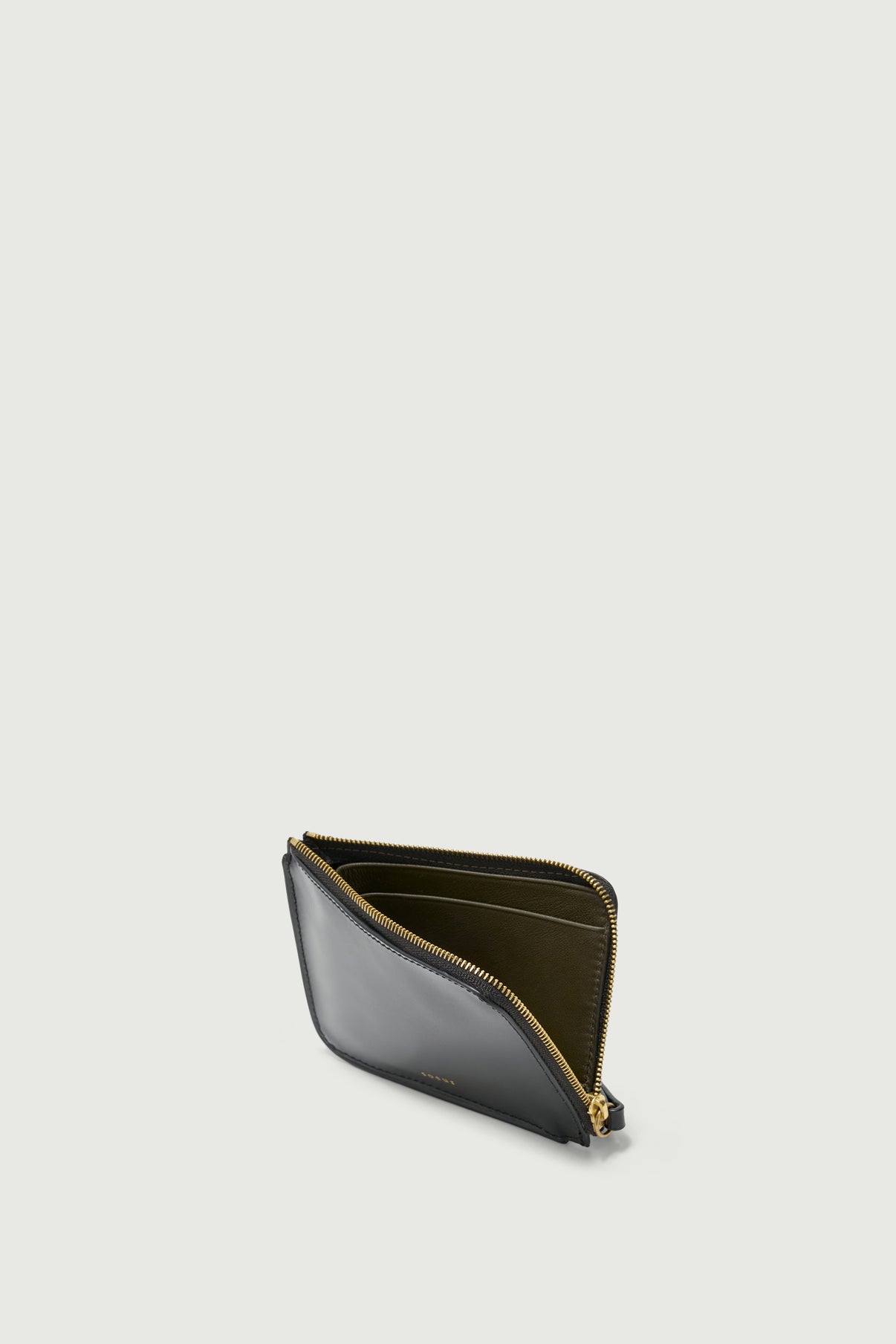 Talia Card Holder - Black - Leather - Women vue 3