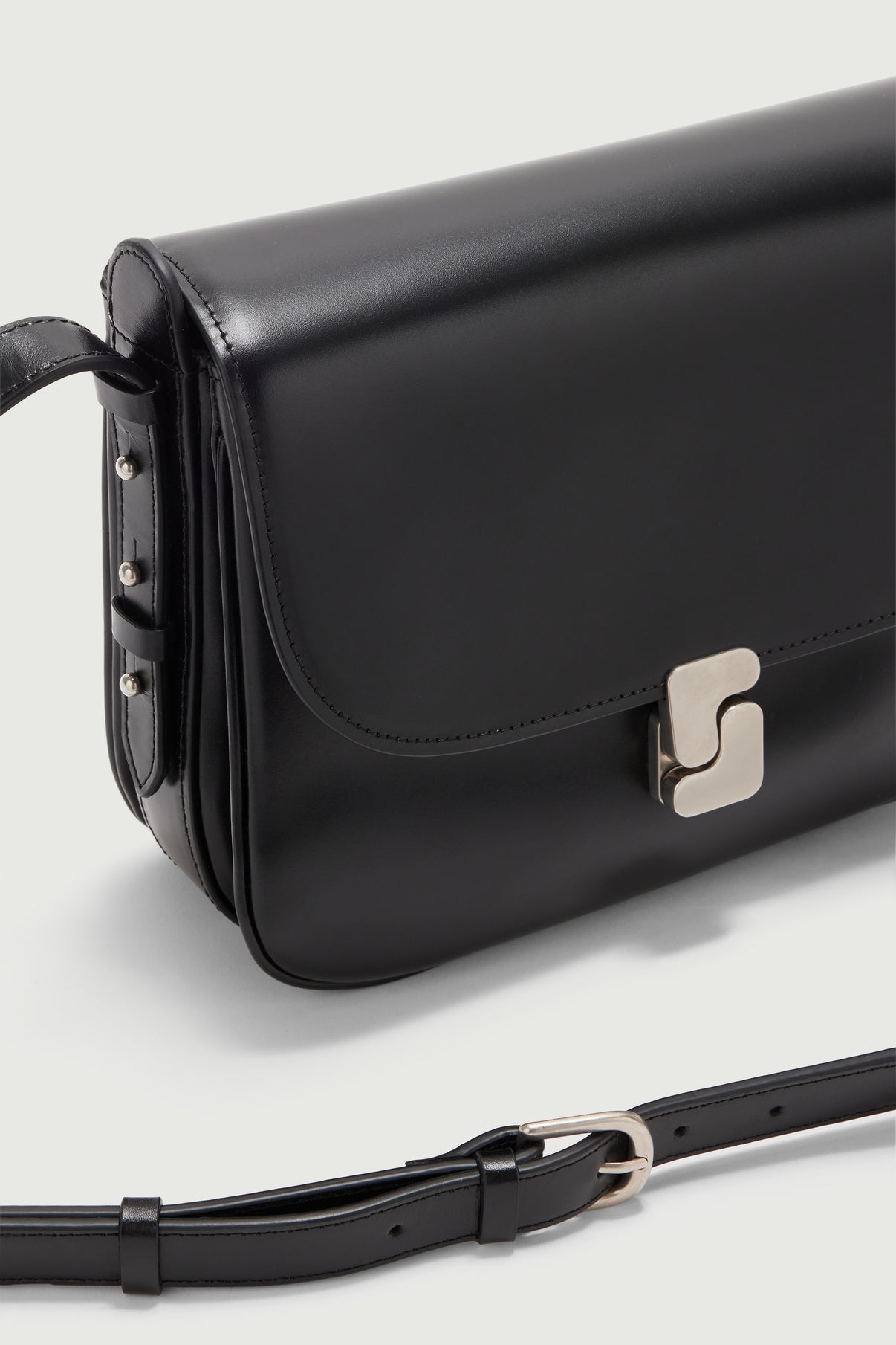 Bolso Bellissima Maxi - Negro - Cuero - Mujer vue 3