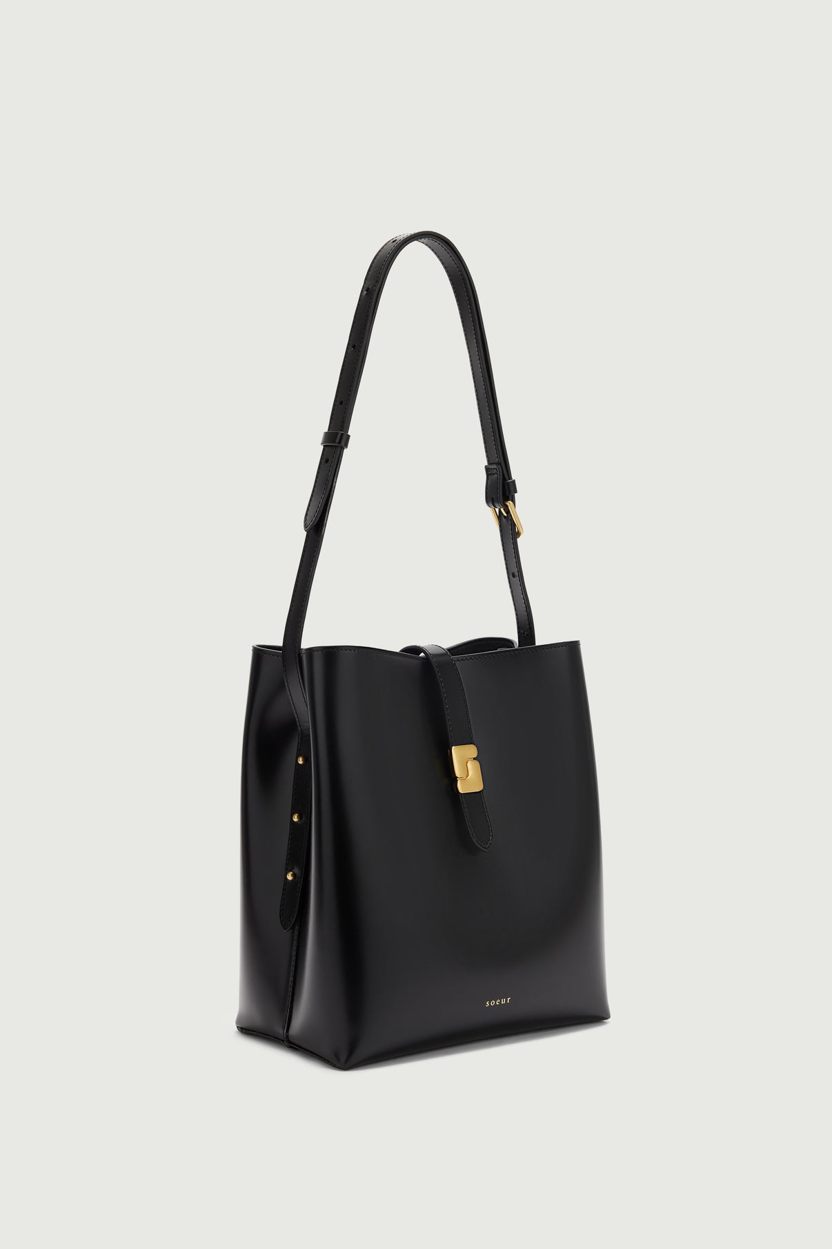 Bolso Bello - Negro - Cuero - Mujer vue 2