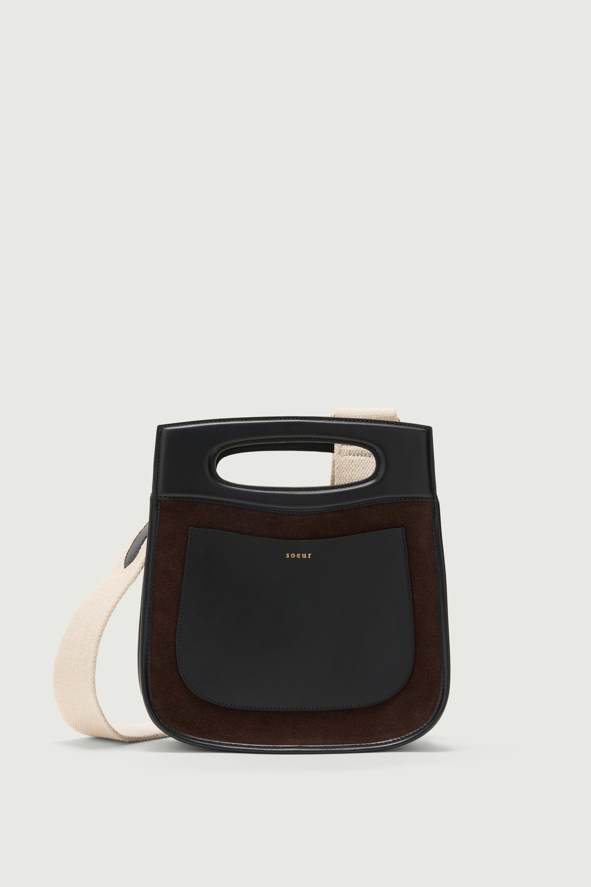 Sac Cheri - Marron Foncé - Cuir - Femme vue 2