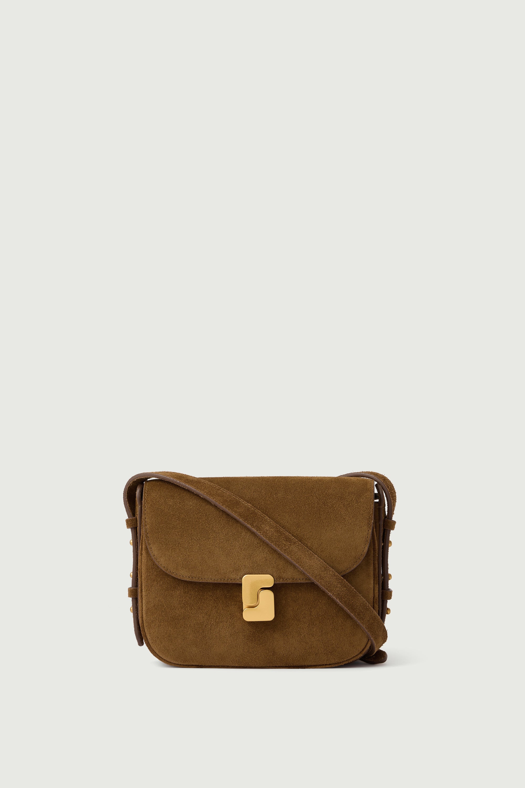 Bag Bellissima Mini - Black Lizard-Embossed Leather - Soeur