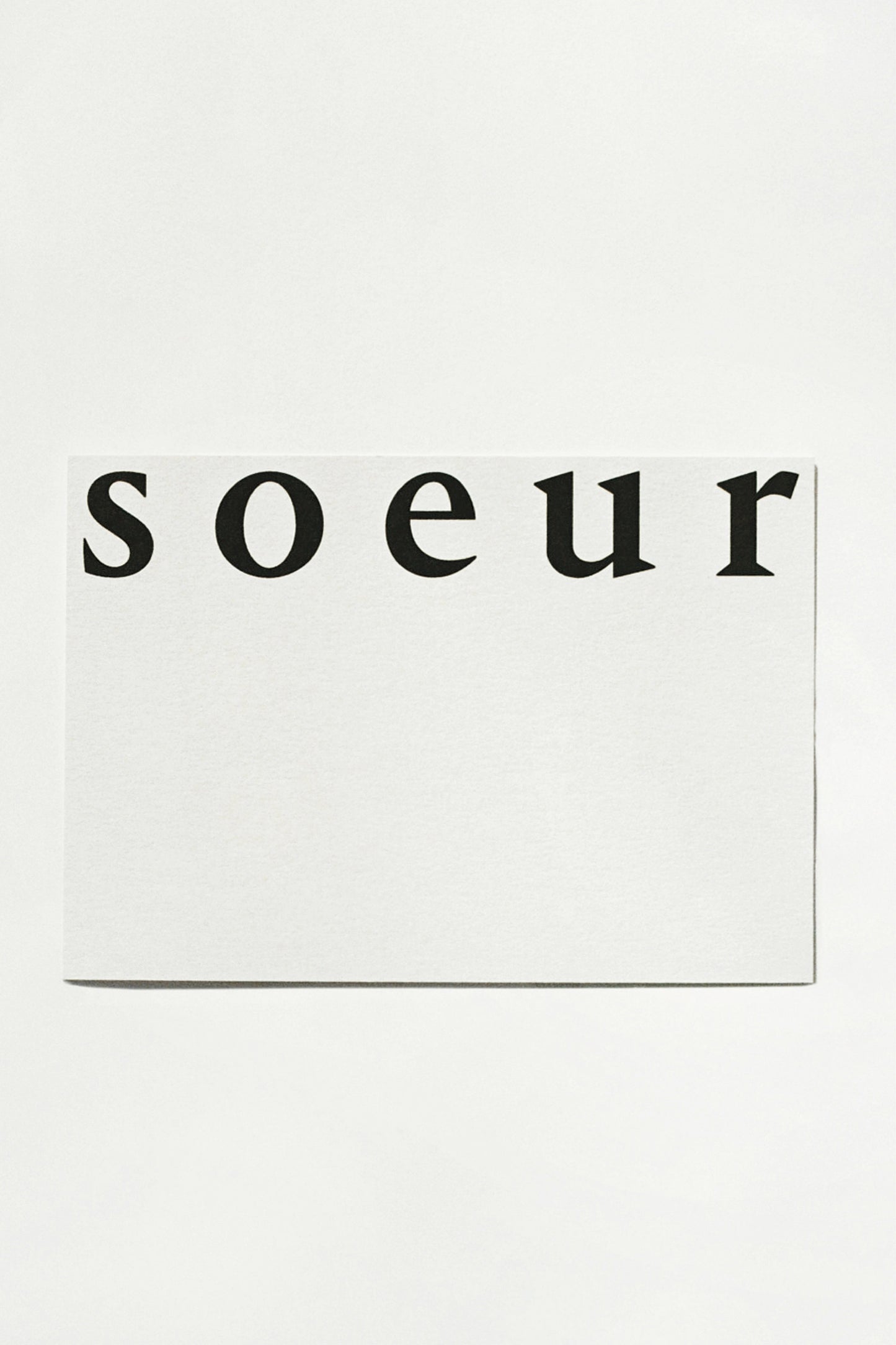 E-TARJETA REGALO Soeur N°3